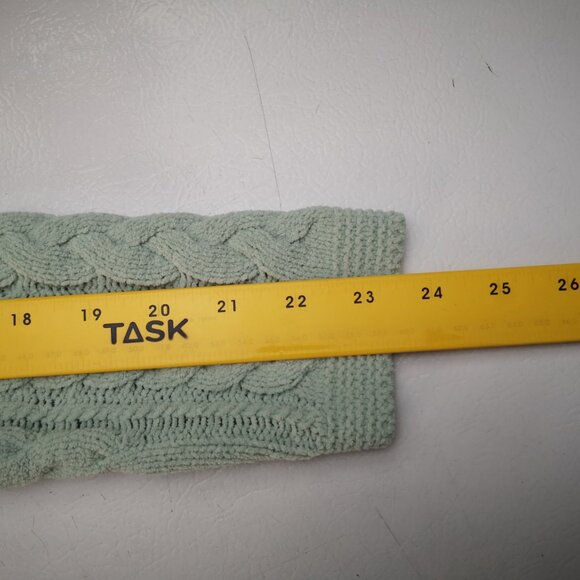 J. Jill Ladies Size XS Light Green Cable Stitch Loose Fit Sweater - Picture 8 of 9